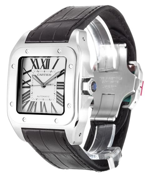 cartier santos 100 replica london|cartier santos 100 logo.